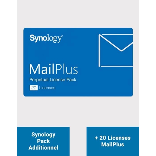 Synology MailPlus License Pack Licensierar 20 e-postkonton