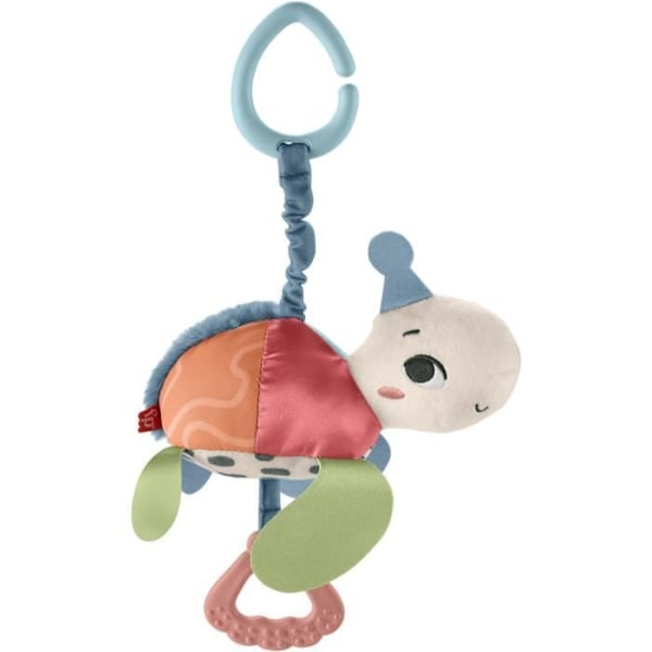Fisher-Price-Honu, min hängande sköldpaddleksak med sensoriska detaljer HKD62 Flerfärgad