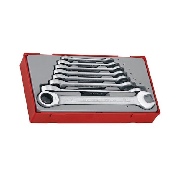 Kombinationsnyckel Teng tools - 166720102 - Spärrnyckelsats 8 - 19 mm 8 st. ()