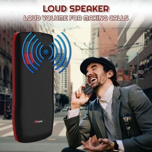 Mobiltelefon - TTFONE - TTfone TT880 - stora knappar - SOS-knapp - robust design