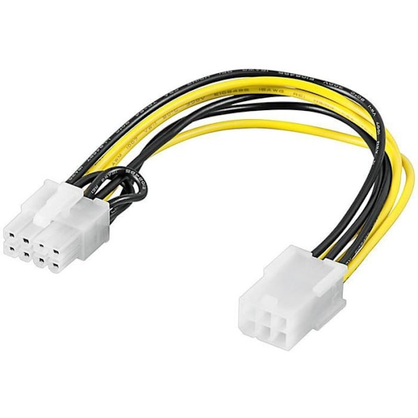 Akyga integrationskabel - AK-CA-07 - 6-stift PCI-E till 8-stift PCI-E adapterkabel 20 cm