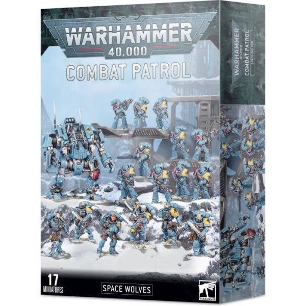 Spelverkstad Warhammer 40k Figur - Space Wolves Patrol - Blå