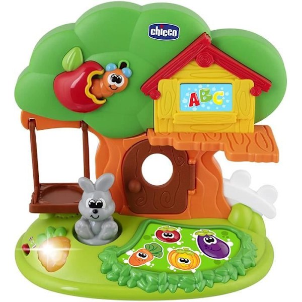 Chicco - La CASA Del Lapin - Elektroniskt spel - Playset - Ålder 1-4 år - 00010038000000