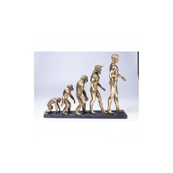 Statyett - KARE - EVOLUTION - Gyllene färg - 42,5x58x18,5 cm - Polyresin gyllene