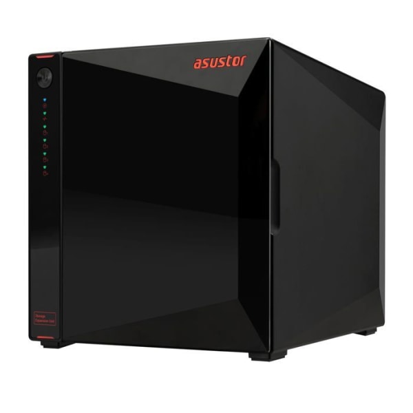 Asustor - AS5004U - Xpanstor 4, 4-fack expansionsenhet med USB 3.2 Gen 2 Typ C för NAS (disklös) Svart