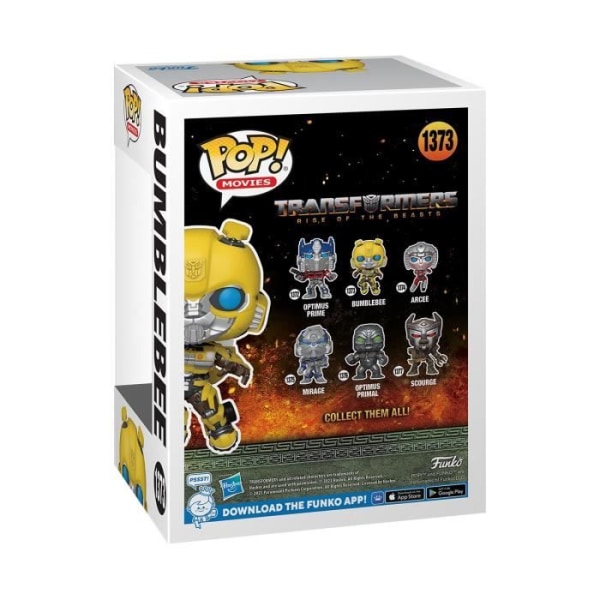 Funko Pop! Filmer: Transformers: Rise of the Beasts - Bumblebee Flerfärgad