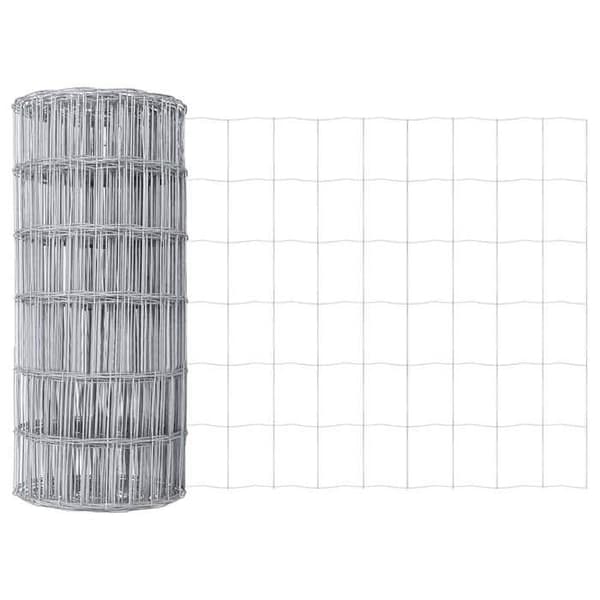 vidaXL Euro Stängsel Silver 0.4 x 25 m 42004682