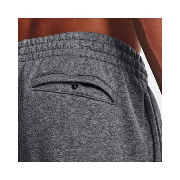 Träningsbyxor - Under Armour - Essential Fleece Jogger - Grå - Elastisk midja - Andningsbar Grå M