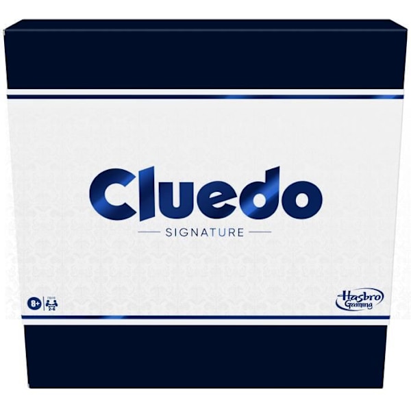 Cluedo Signature, brädspel för familjen, 2 till 6 spelare, premiumförpackning och spelkomponenter, integrerad förvaring, från 8 år. Flerfärgad