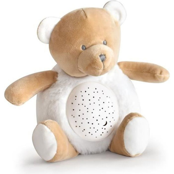 DOUDOU ET COMPAGNIE 3 lampor - Musik BEAR nattlampa - Naturligt brus Flerfärgad