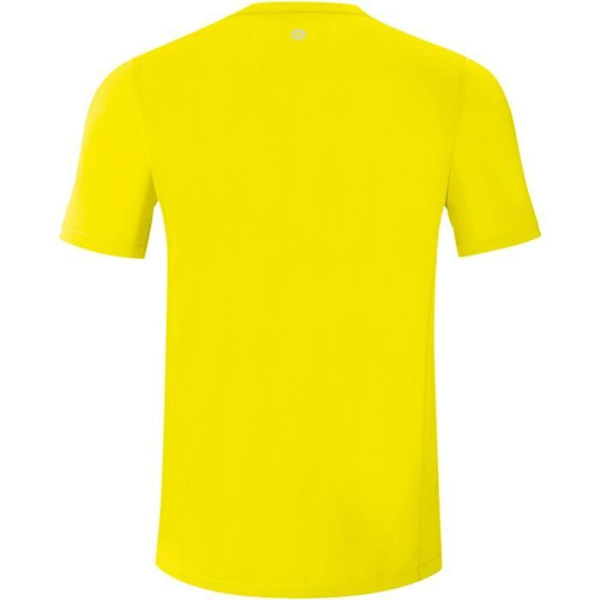 Löpart-shirt - JAKO - Run 2.0 - Fluorescerande gul - Korta ärmar - Andas Fluorescerande gul XL