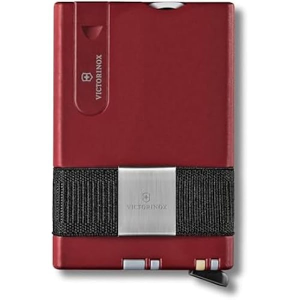 Portfölj 2 i 1 - VICTORINOX - Smart Card Wallet - 10 funktioner - Tillverkad i Schweiz - Ikonisk röd Röd