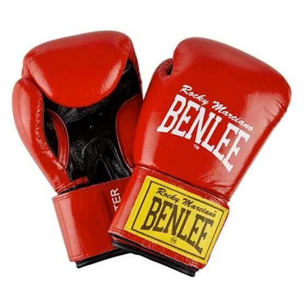 Benlee Fighter boxningshandskar - röd/svart - 18 oz Röd svart 8 OZ