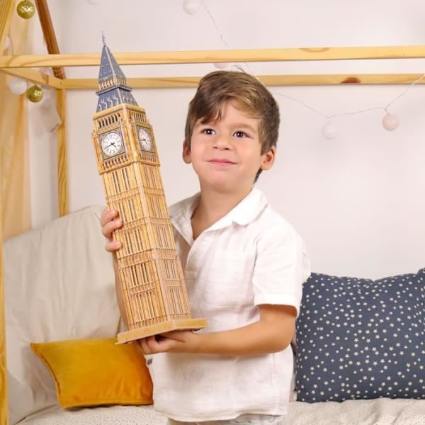 Pussel 3D - EXPLORA - Big Ben - 44 bitar - Från 5 år - Lätt att sätta ihop