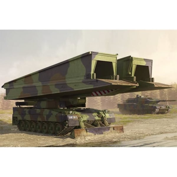 German Iguana Psb-2-28(m) Tankmodell - HOBBY BOSS - 1/35:e - Vit - Grön - Plast Grön