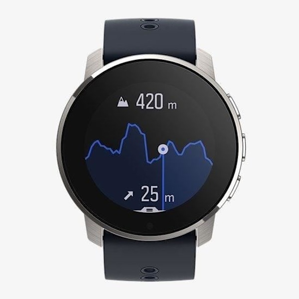 GPS sport ansluten klocka - SUUNTO - 9 Peak - 1,2" skärm - Granite Blue Titanium Blå