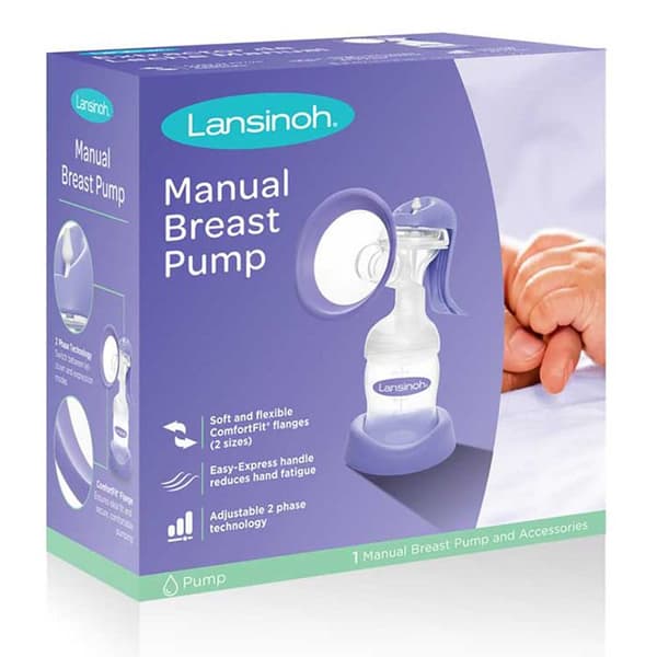 Lansinoh Manuell Bröstpump 2 Faser