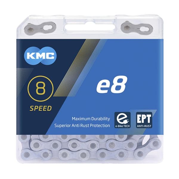 KMC E8 Torbo kedja grå