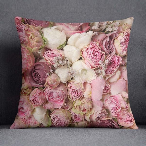 Bonamaison Kuddfodral - 1 - Kuddfodral, Polyester, Flerfärgad, 45x45