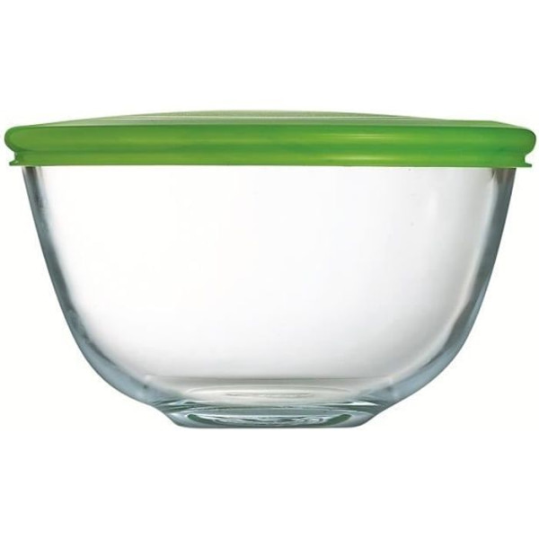 PYREX Beredningsskål + plastlock 14 cm transparent Transparent
