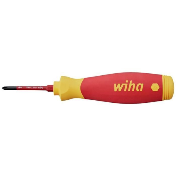 Wiha PocketMax elektrisk med 4 slimBits Skruvmejsel med förvaringsmagasin