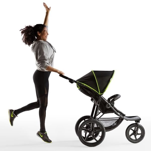 HAUCK Runner 3-Wheel All-Terrain Buggy - Svart Svart