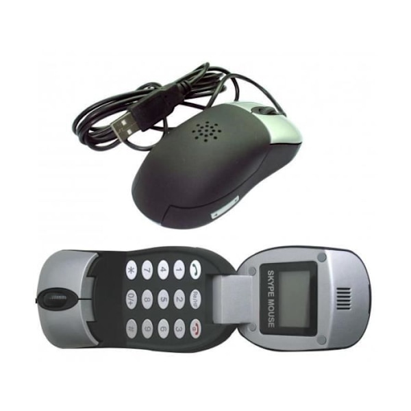 Gembird optisk mus med VoIP-telefonfunktion och LCD-skärm - SKY-M1