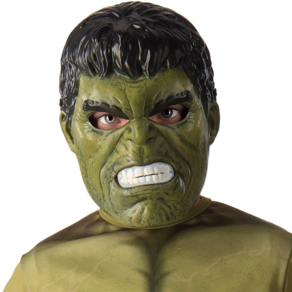 Hulk PVC halvmask för barn - RUBIES - Avengers - Grön - Från 3 år