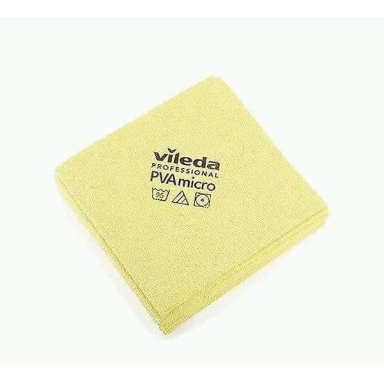 Sponge - Diskduk - Skrubborste - Diskborste - Vileda PVA Mikrofiber Gul 143587 Vileda Professional Gul