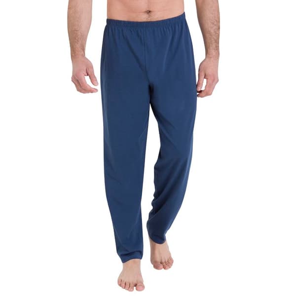 Pyjamas lång V-hals man Ecopack Serigrafi Athena Grå-Marin M