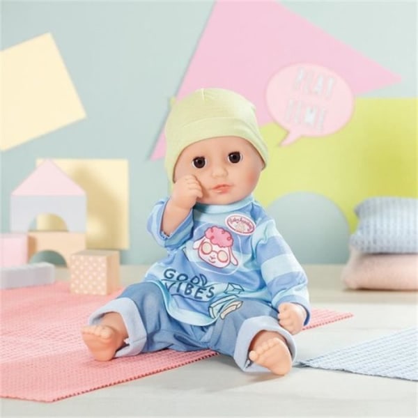 Zapf Creation Baby Annabell Little T-shirt och byxa Set - Blå - Blandat - 12 månader
