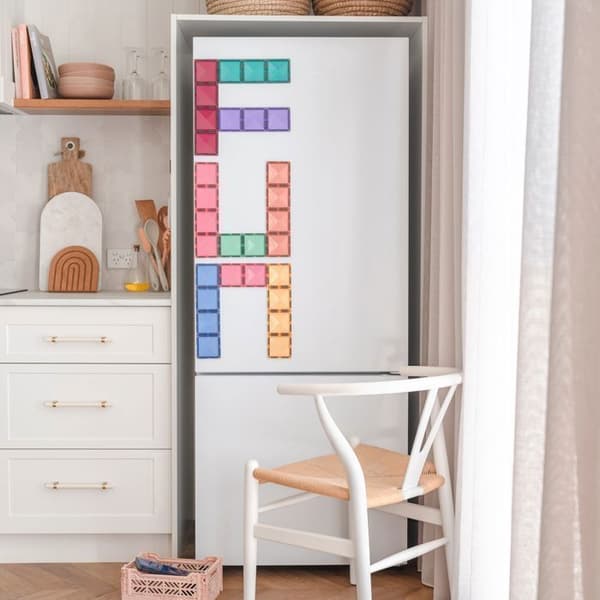 CONNETIX Byggkuber Magnetiska Pastellpack, 24 Bitar Pastell