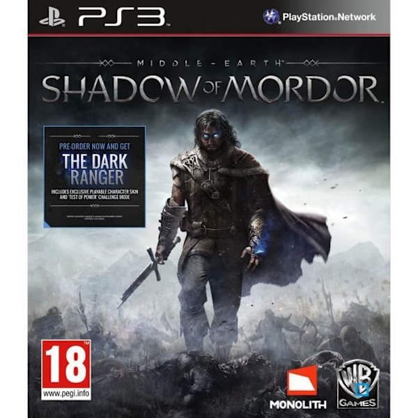 Middle-earth: Shadow of Mordor - Monolith - PS3 - Action - Standard