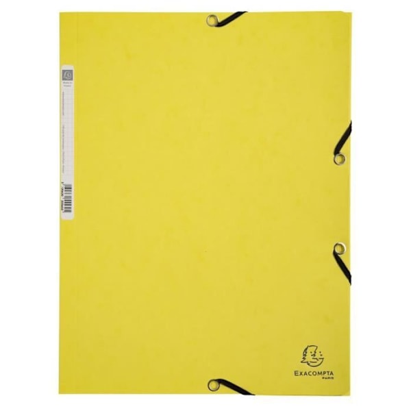 Glansigt kort resårfolder 400g/m2 Aquarel - A4 Blandade färger