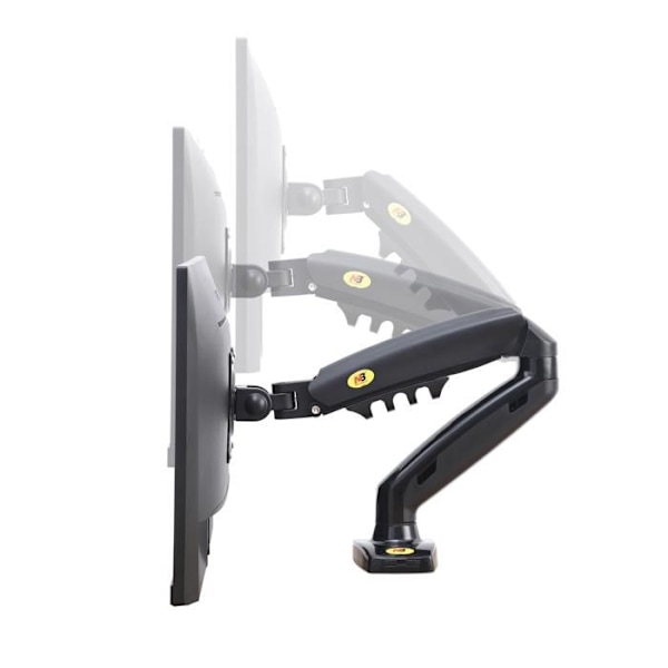 OBS North Bayou Monitor Skrivbordsfäste, Vridbar Monitor Arm 17"-30" Modell F80 Svart