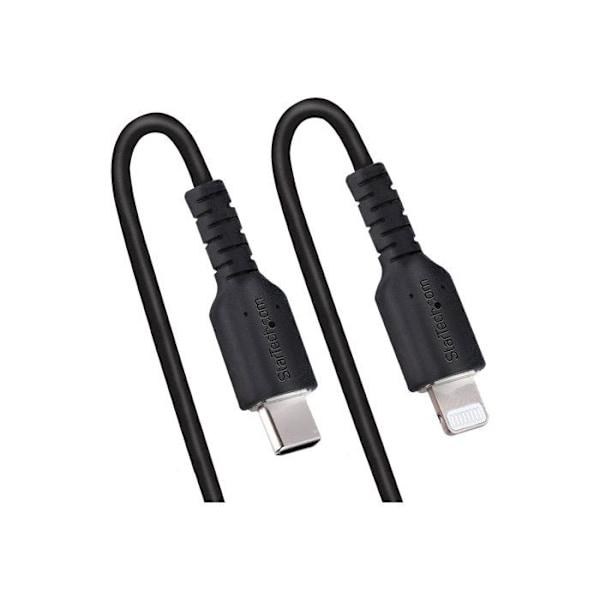 USB-C till Lightning-kabel - StarTech.com - 50 cm - Svart - MFi-certifierad - Snabbladdning