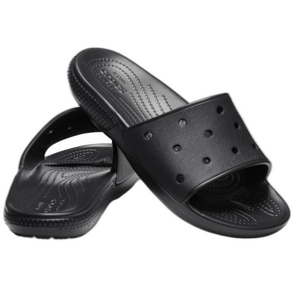 Crocs Classic II Slide Slides - Mattsvart - Storlek 48/49 för män