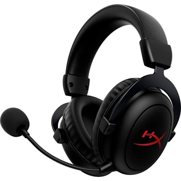 Trådlös Spelhörlur - HYPERX - Cloud Core - Circum-aural - Bullerdämpning - Svart