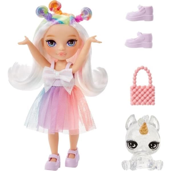 Rainbow High Littles - 15cm docka + husdjur - Rainbow - Från 4 år Regnbåge