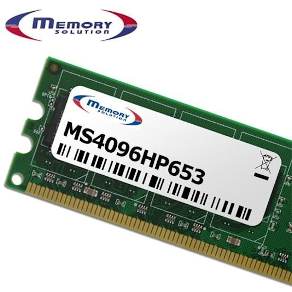 4GB MINNE FÖR HP/COMPAQ - ELITEBOOK 8730W, GM254AA/KT292AA MINNESLÖSNING 484382-001, 506934-001, AT037A