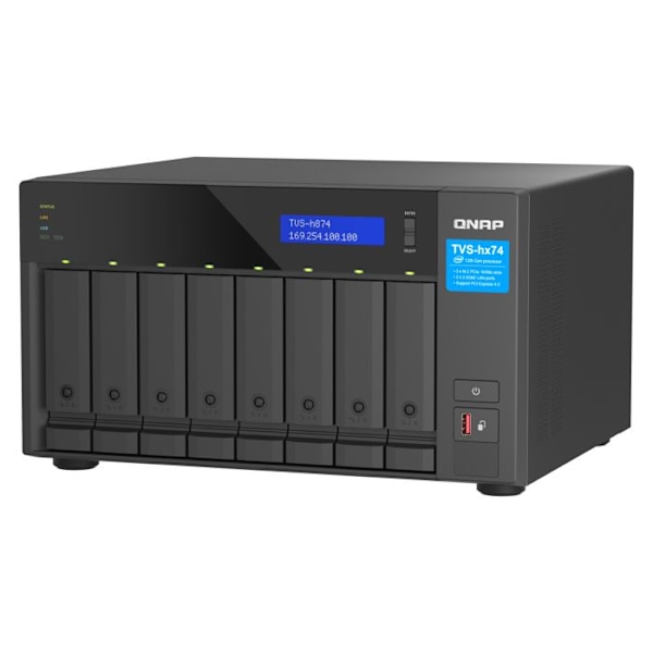 QNAP 8-facks QuTS hero NAS i7 12