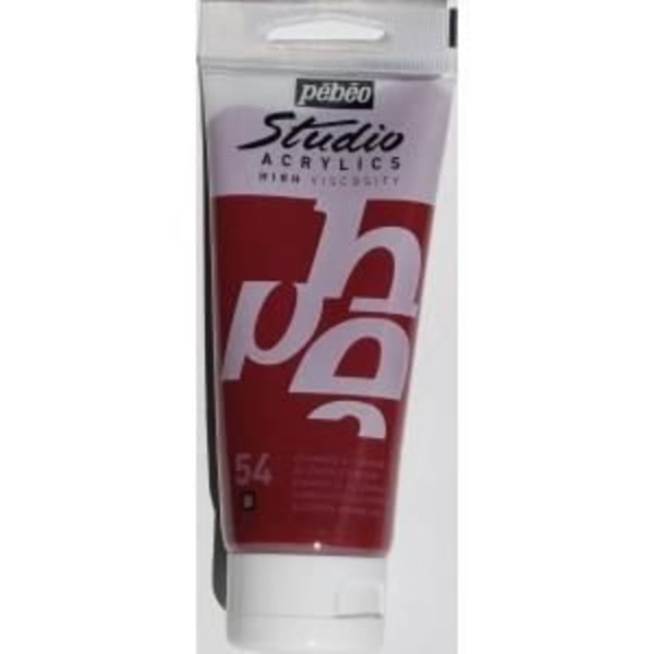 Akrylfärg - Pébéo - Studio - Alizarin Crimson - 100 ml - Satin Alizarin Crimson