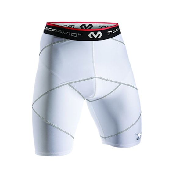 McDavid Cross Compression Shorts - Svarta - Multisport - Vuxen - Lindrar smärta relaterad till pubalgi Svart jag