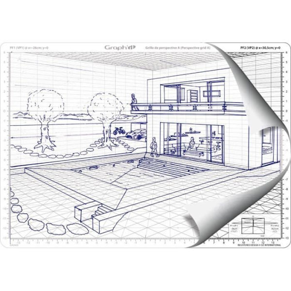 Perspektivgaller - Graph'i - Modell C - A4 - Plast - Inomhus