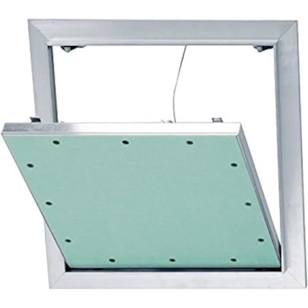 Inspektionslucka - Placoplatre - 400x400mm - Lufttätning - Grön - Inomhus Grön