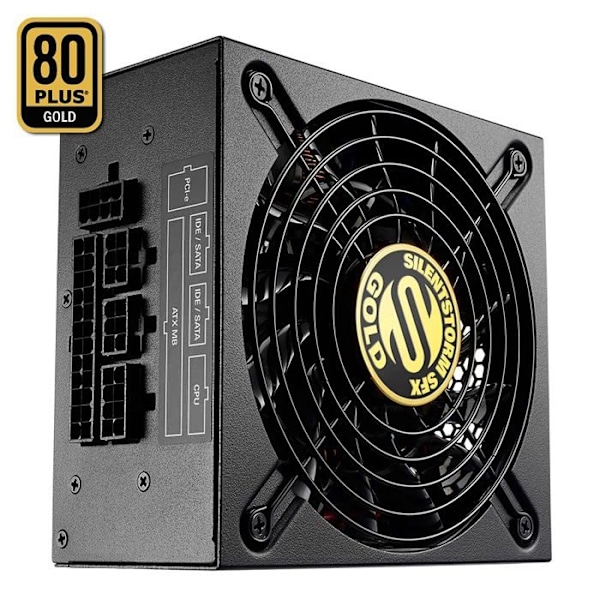 Interna strömförsörjning - Sharkoon - SilentStorm SFX 500 Gold - 80 PLUS Gold - 500 Watt - CA 100-240 V