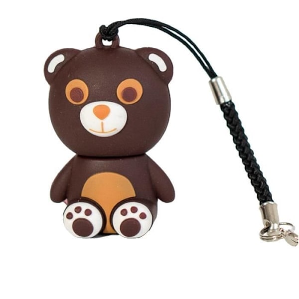 TECH1TECH TEC5124-16, 16 GB, 2.0, USB typ-A-kontakt, lock, brun Brun