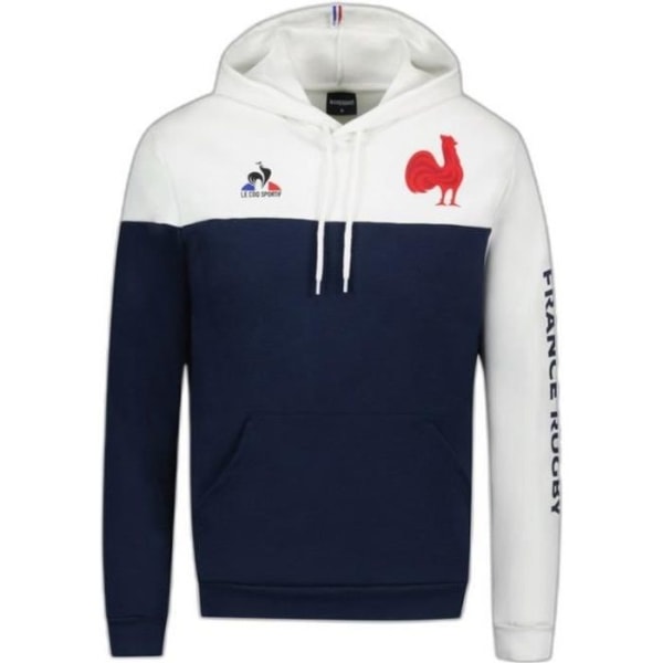 XV de France Fanwear sweatshirt 2022/23 - Herr - Rugby - Blå - Klänning blå/ny optisk vit