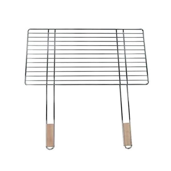 Grill för BBQ 68 x 40 cm förkromad stål Master Grill & Party MG254 Silver
