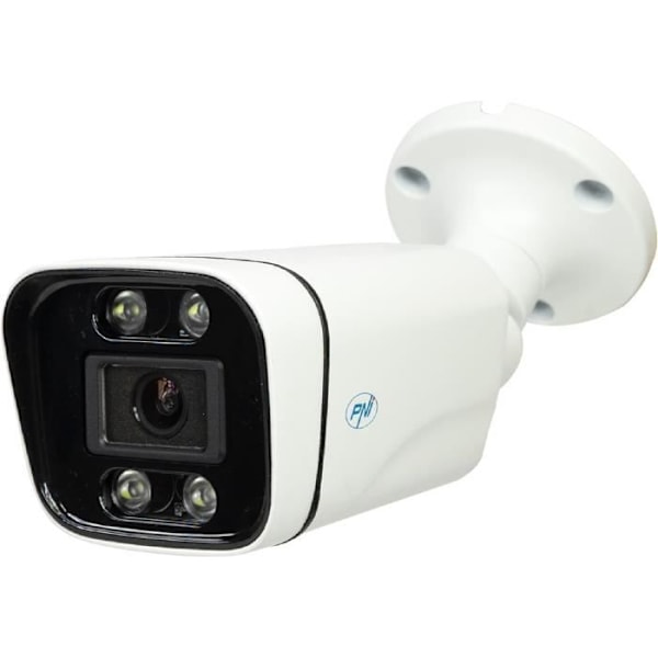 Övervakningskamera PNI IP5POE, 5 MP, D-WDR, 4,0 mm, 6 LED, IP66, Vit Vit